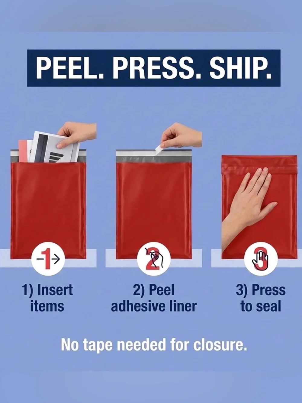20 Pack 14.5”x19” Poly Mailers
